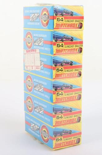 Matchbox Lesney Superfast Trade pack of six 64c Slingshot Dragster