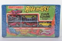 Matchbox Superfast USA issue Rola-matics Carry Case, 6 Vehicles Included