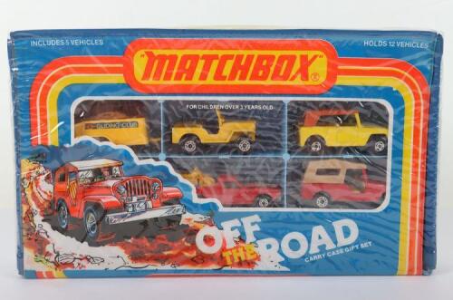 Matchbox Superfast USA issue Off The Road Carry Case Gift Set, 5 Vehicles Included