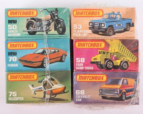 Two Matchbox Lesney Superfast Trade packs of three models