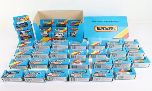 A Matchbox Superfast 1981 Trade Box of Thirty Six Models Shop Counter Display