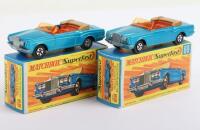 Two Boxed Matchbox Lesney Superfast 69c Rolls Royce Silver Shadow Models