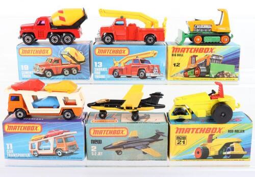 Six Matchbox Lesney Superfast Boxed Models