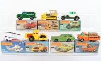 Seven Matchbox Lesney Superfast Boxed Models