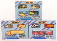 Three Matchbox Convoy Action Pack Sets