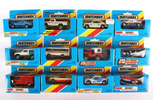 Twelve Matchbox Superfast 1981 Boxed Issues