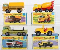 Four Boxed Matchbox Lesney Superfast Commercial Models