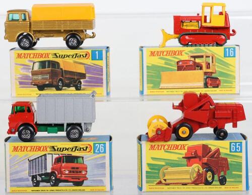 Four Boxed Matchbox Lesney Superfast Commercial Models