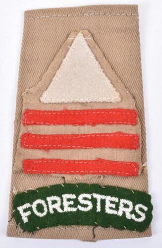 WW2 Tropical Slip-on Combination of the 1st Division 18th Brigade 14th Battalion Foresters