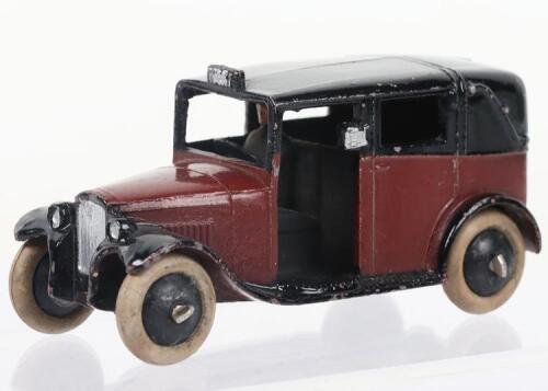 Pre War Dinky Toys 36g Taxi with Driver