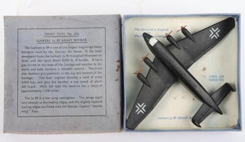 Dinky Toys 67A Junkers JU 89 Heavy Bomber