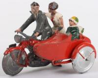 Britains set 641, Civilian Motorcycle and Sidecar