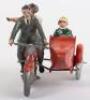 Britains set 641, Civilian Motorcycle and Sidecar - 2