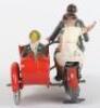 Britains set 641, Civilian Motorcycle and Sidecar - 4