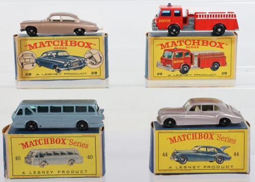 Four Boxed Matchbox Lesney Regular Wheels