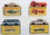 Four Boxed Matchbox Lesney Regular Wheels