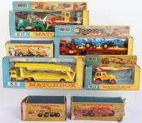 Seven Boxed Matchbox Lesney Kingsize Models