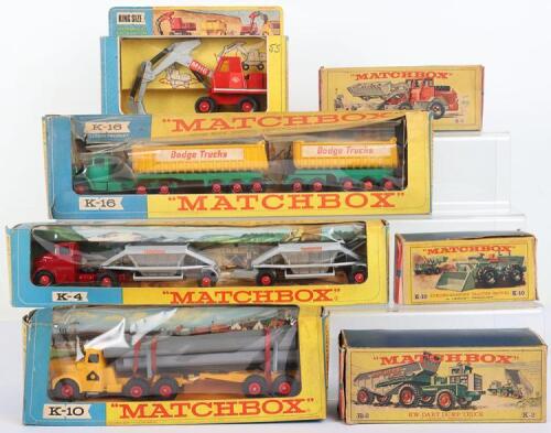 Seven Boxed Matchbox Lesney Kingsize Models