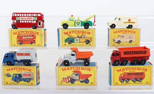 Six Boxed Matchbox Lesney Regular Wheels Models