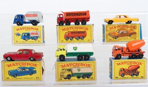 Six Boxed Matchbox Lesney Regular Wheels Models