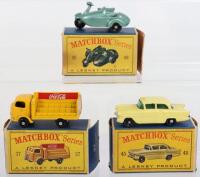 Three Boxed Matchbox Lesney Regular Wheels Models