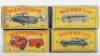 Four Boxed Matchbox Lesney Regular Wheels - 3