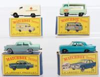 Four Boxed Matchbox Lesney Regular Wheels Models