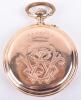 A 19th century German 14ct gold pocket watch, with Duke or Prince monogram to reverse - 3