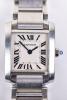 A ladies Cartier steel Tank wristwatch - 3