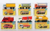 Six Boxed Matchbox Lesney Regular Wheels