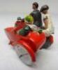 Britains set 641, Civilian Motorcycle and Sidecar - 6