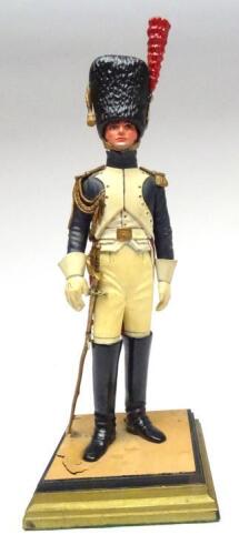 Georges Fouillé figurine Officer of the Imperial Guard Grenadiers