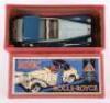 Scarce Tri-ang Minic 50ME Pre War Rolls Royce Sedanca with Electric headlights - 3