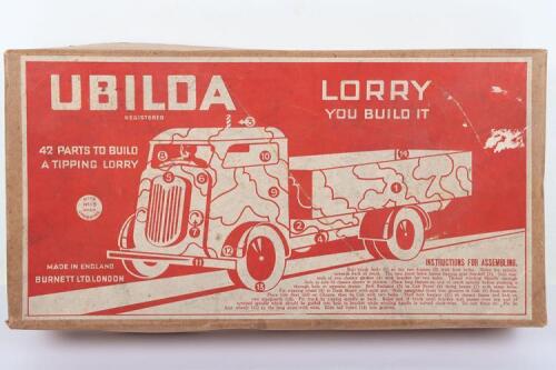 Scarce Ubilda Burnett Ltd London Army Lorry Empty Box