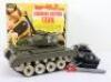 Lincoln International Empire Made Hong Kong Plastic Battery Powered Command Control Tank