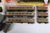 Collection of Hornby 00 gauge Railway locomotive, coaches and track side buildings - 5