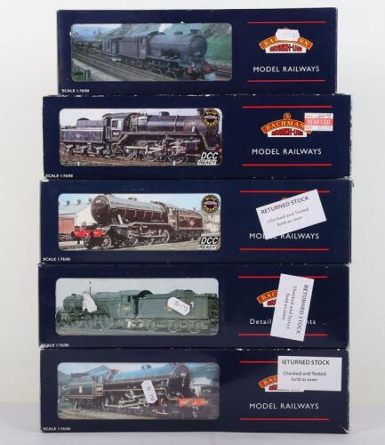 Five boxed Bachmann Branch-Line locomotives