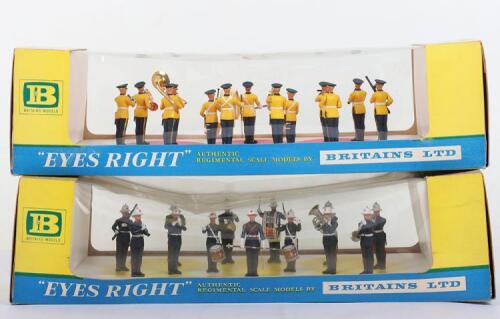 Two boxed Britains Eyes Right Bands