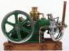 An interesting cast iron horizontal single cylinder petrol engine - 4