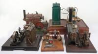 Collection of various Stationary steam engines