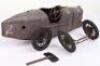 CIJ tinplate clockwork Alfa Romeo P2 racing car, French circa 1926 - 2