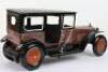 A large Bing tinplate clockwork Limousine with electric lights, German 1920s - 2