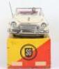 A scarce boxed Gunthermann 873/E tinplate battery operate Touring-car, German 1950s - 5