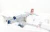 Boxed Marklin 19801 Junkers Ju-52 clockwork tinplate Swiss Airways Passenger airplane - 3