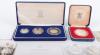 A 2004 silver Piedfort proof 3-coin set - 2