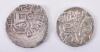 Two silver Drachm coins