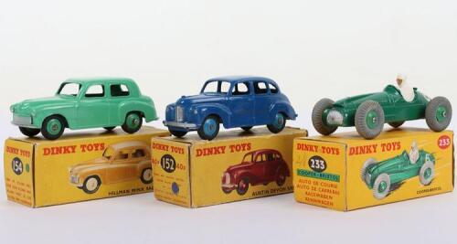 Three Dinky Toys boxed Cars