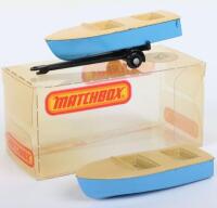 Matchbox Lesney Regular Wheels 48a Meteor Sports Boat On Trailer