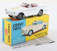 Scarce 1st issue Corgi Toys 258 The Saints Car Volvo P.1800 with cast wheel hubs