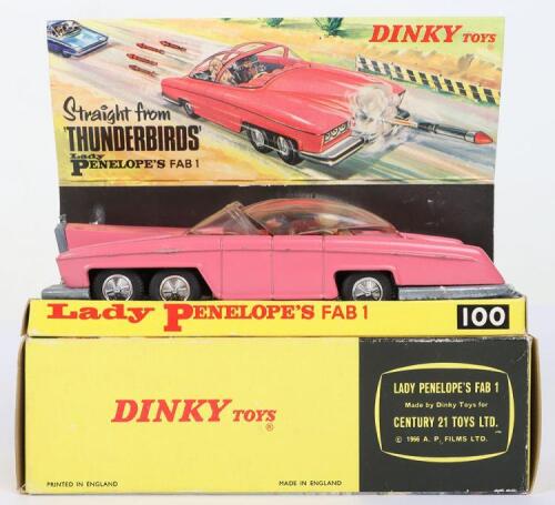 Dinky Toys Boxed 100 Lady Penelope’s FAB 1 From TV series ‘Thunderbirds’